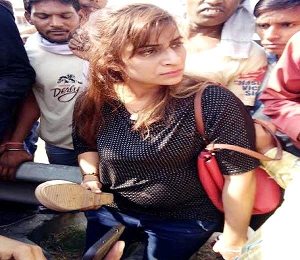 drunked women crush 5 people in karnal haryana, 2 death
