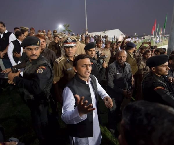  akhilesh yadav attacks on BJP in Lucknow.