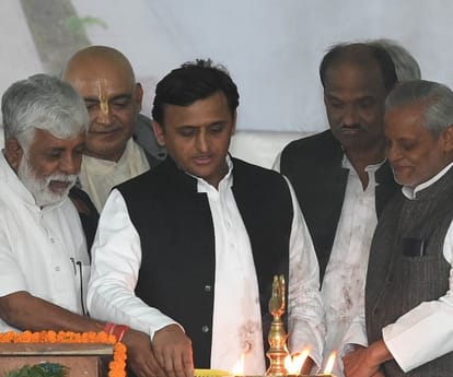  akhilesh yadav attacks on BJP in Lucknow.