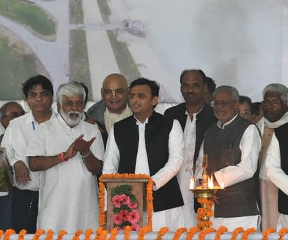  akhilesh yadav attacks on BJP in Lucknow.