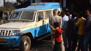 People are running after cash van