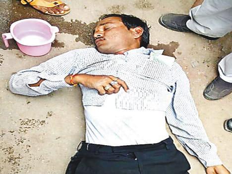 Police youth beaten to the line by dragging the unconscious