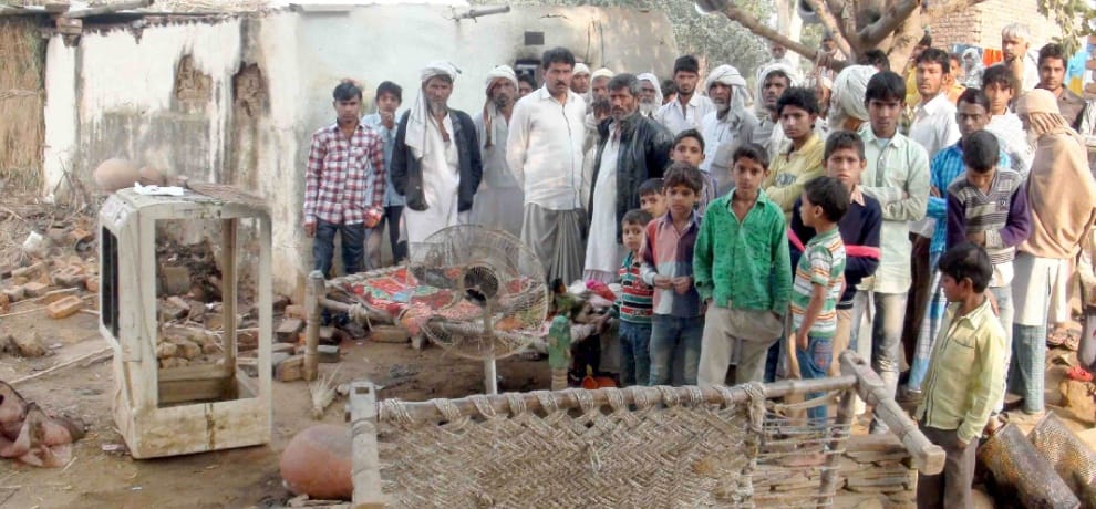 gurgaon big news house got fired in punhana town mewat news crime news