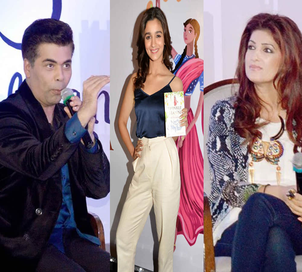 Karan Johar mocks Alia Bhatt, Twinkle comes forward to support