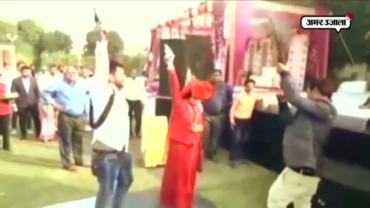 sadhvi deva thakur first time speaks on firing in karnal marriage in front of media