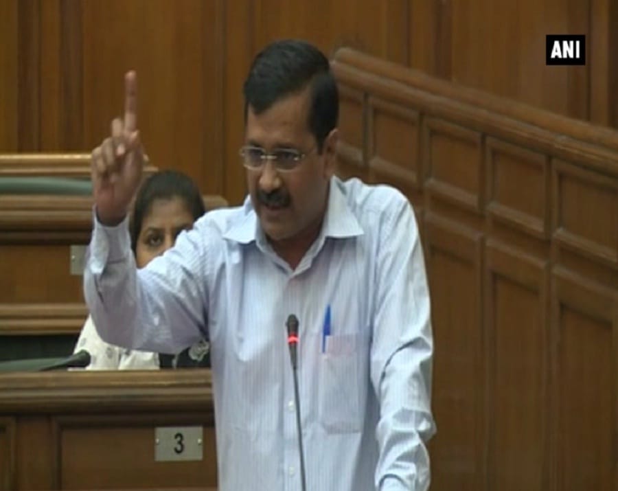 bjp alleges kejriwal that aap is converting its black money into white through dtc