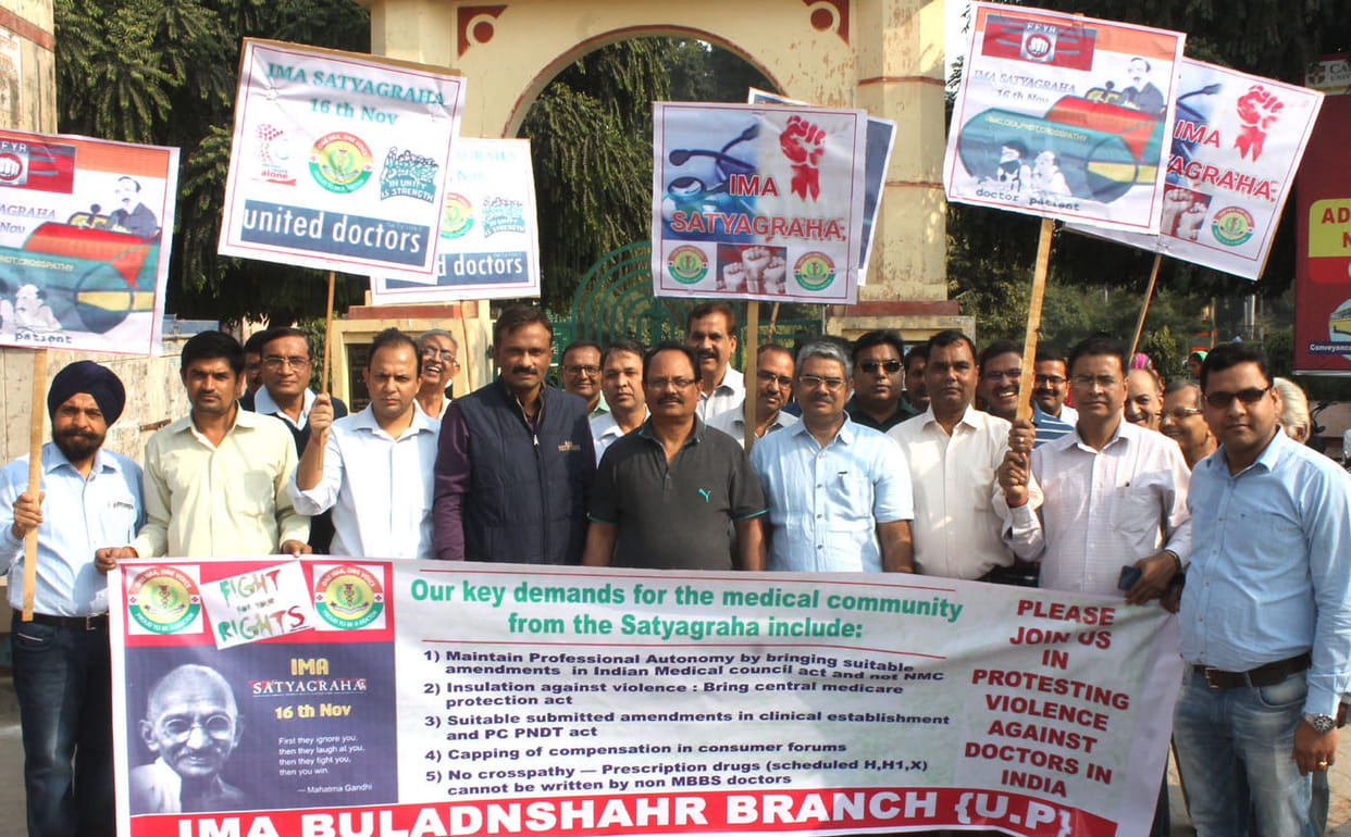 Doctors satyagraha against the National Medical Commission