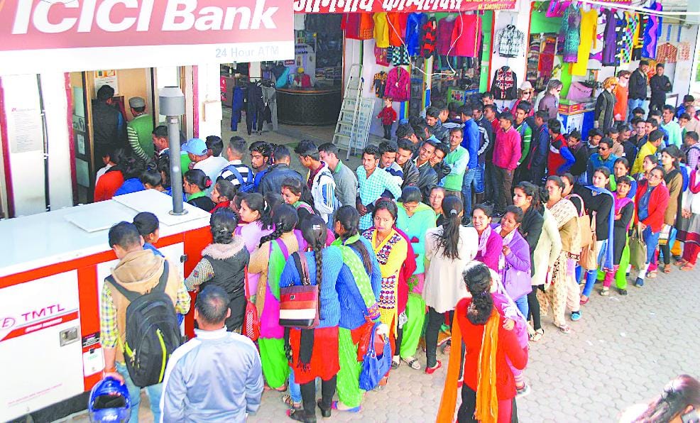 Just getting used to arrange the order of cash in banks