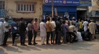 fatehabad, bank, cash , no cash, people in que,  fatehabad,  harayana