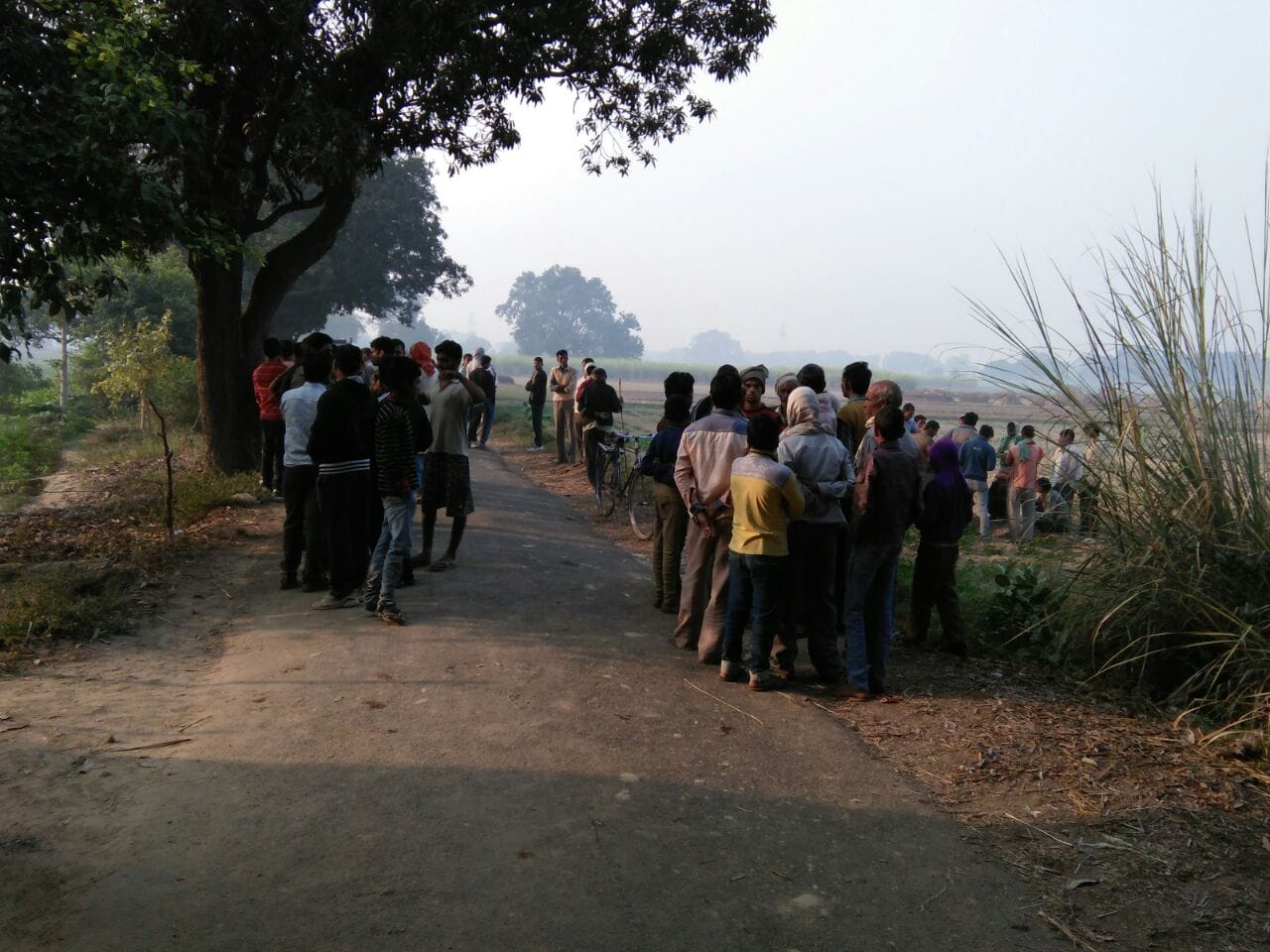 farmers suspicious death at auraiya
