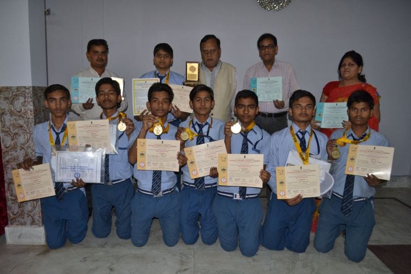 Students selected in the national level competition Sbiarel