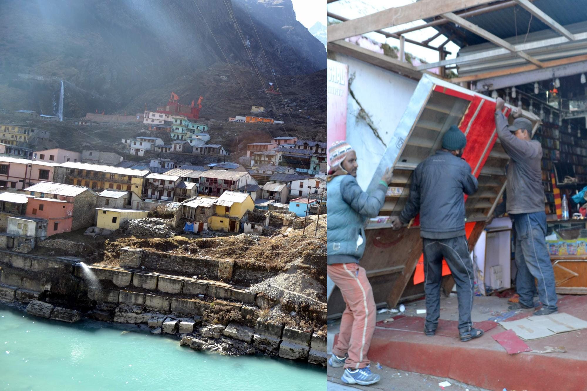 mana and bamni village after badrinath kapat close.