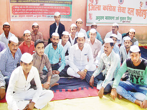 Announced an indefinite hunger strike