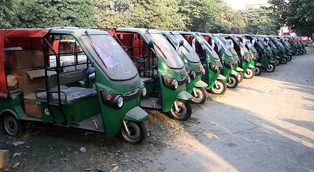 Mahamaya stadium are gathering dust in the e-rickshaw