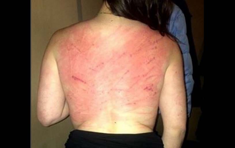 lashes punishment given to woman because she drunk in pary in Iran