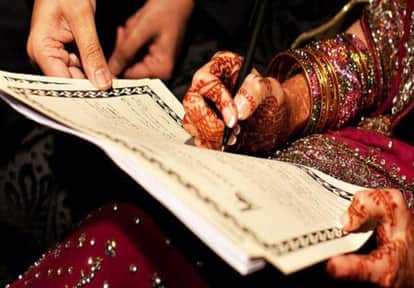 the dj sound in barat, mufti not agree for read nikah