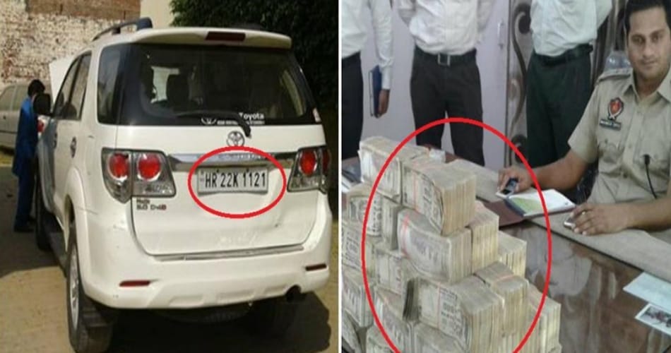 in between note ban, one crore rupee in 500 rupee note found from industrialist jindal son fortuner