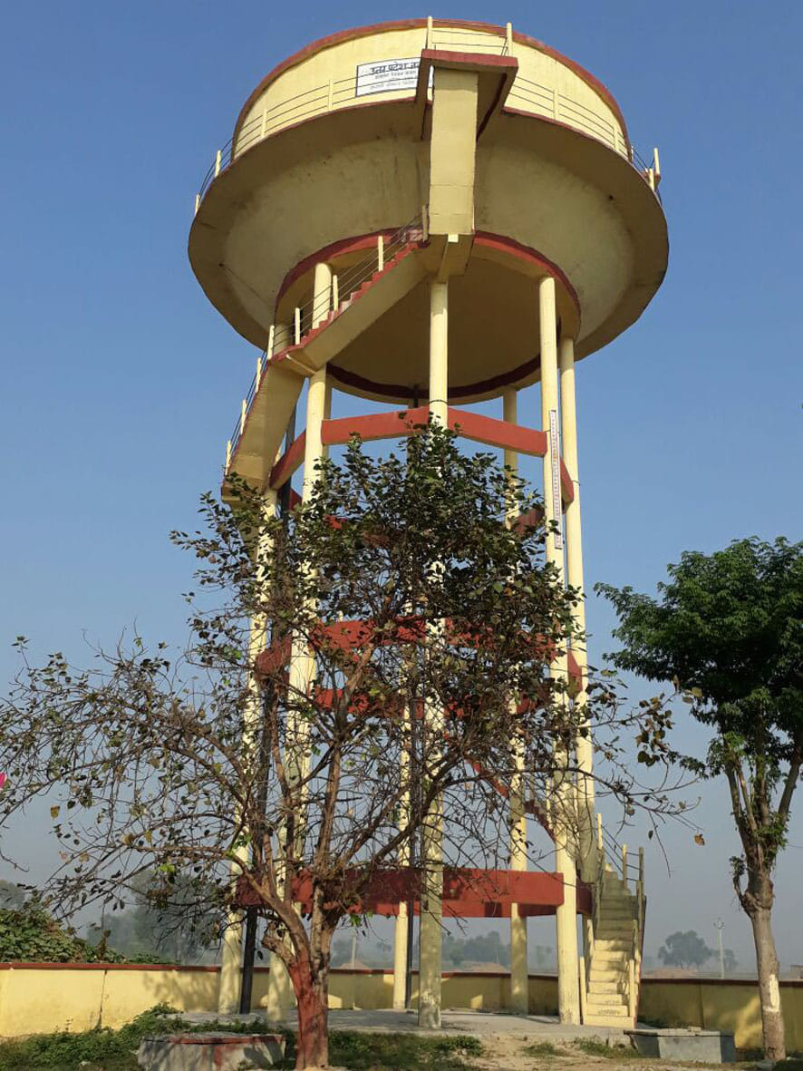 Overhead tank made showpieces