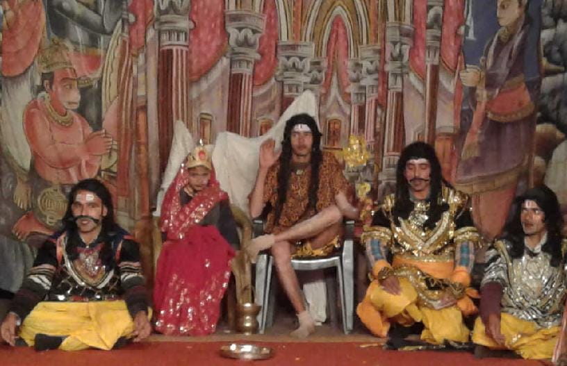 Starting with Rama in Melganv Ramlila