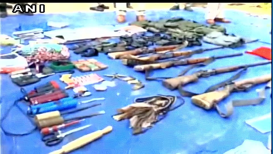 six naxals who were killed in an encounter with police in Chhattisgarh