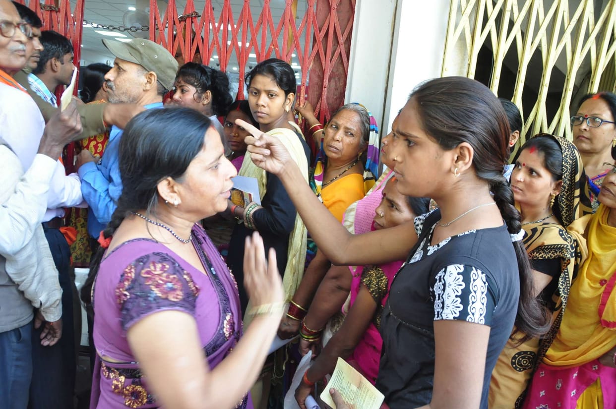 the bank costmers lose thier patient 