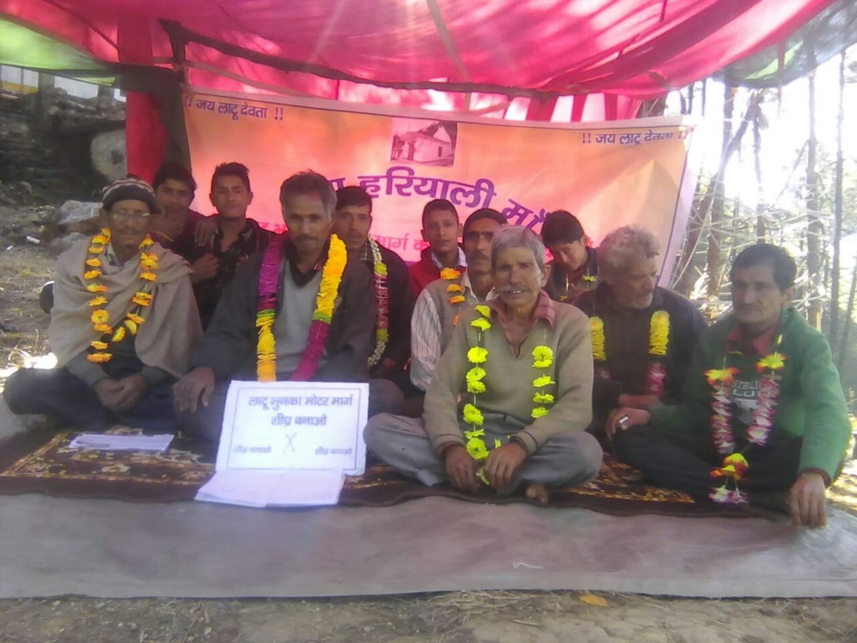 Villagers rushed to persuade officials continue picketing.