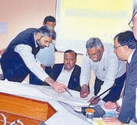 on new year, in new building, medical college