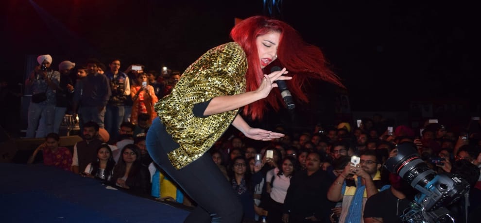 PU Festival Agaaz, student enjoyed Jasmine's performance