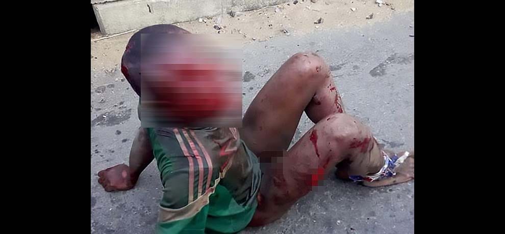 child killed by mob in Nigeria after he was caught for food theft