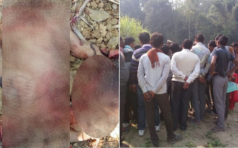 father in sitapur cuts his kid into pieces