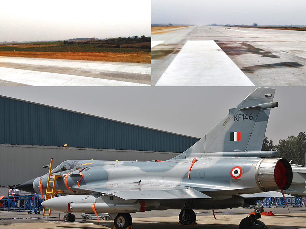mirage and sukhoi will land on agra expressway  