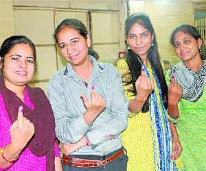 Banks eased congestion by applying indelible ink