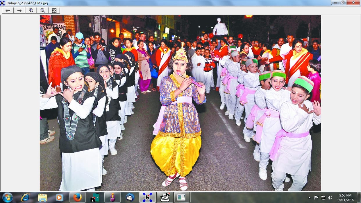 Shrdi sai baba birthday celebrate in baddi