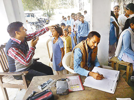 The health check of children