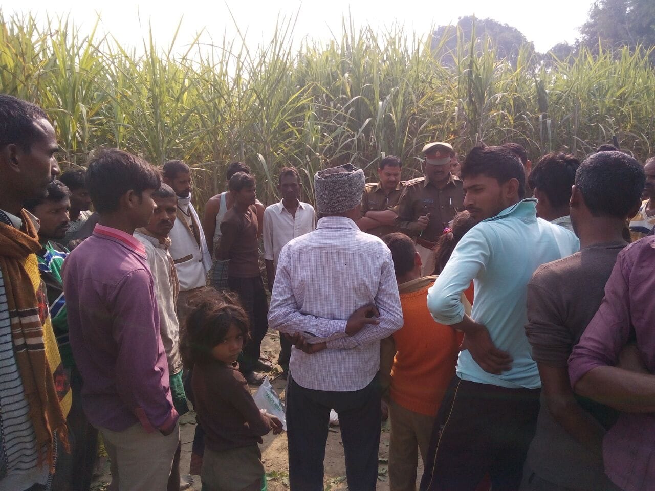 father in sitapur cuts his kid into pieces