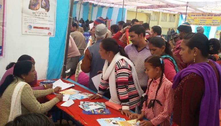 The registration for the camp divyanga