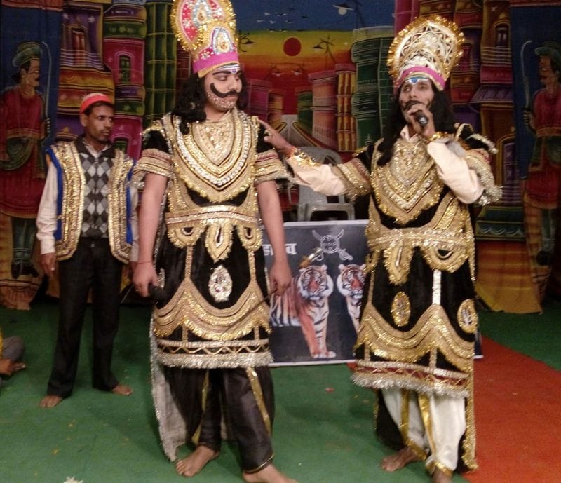 When killing Ravana effigy burn Dhudhu