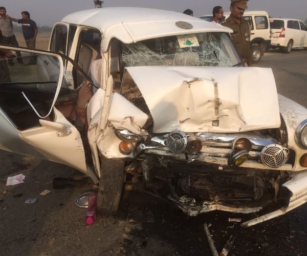 navneet sehgal injured in road accident