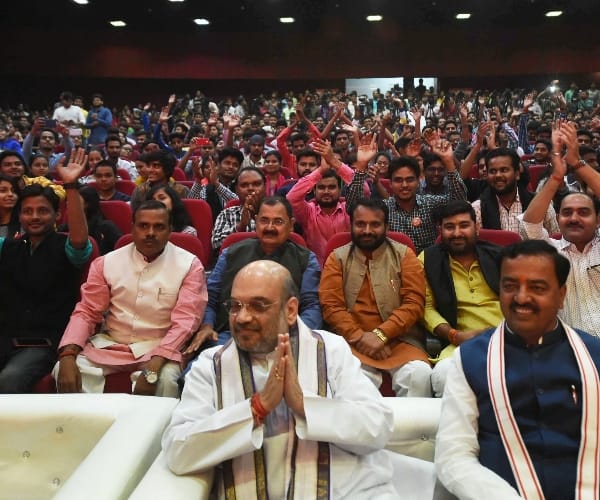  Amit shah Up ke man ki baat in lucknow.
