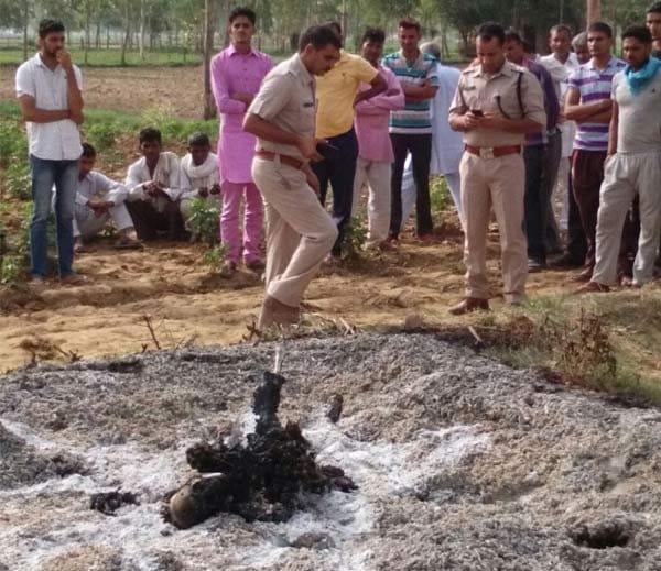 jind boy killed girlfriend and burnt dead body 