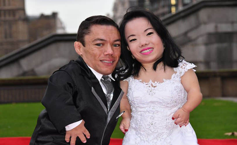 World's shortest married couple
