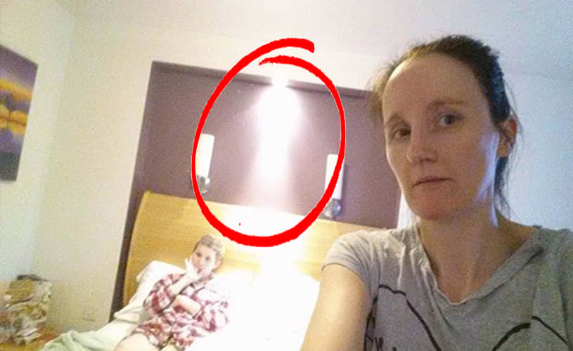 mum claims to have caught her dying daughter’s GUARDIAN ANGEL on camera