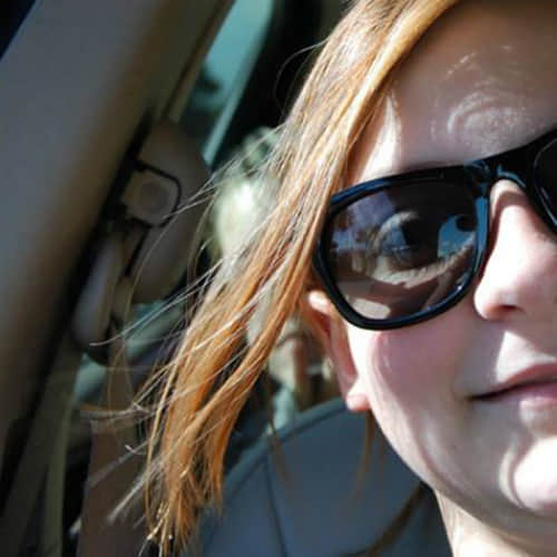 Woman's Selfie Of A Ghost In Her Car 