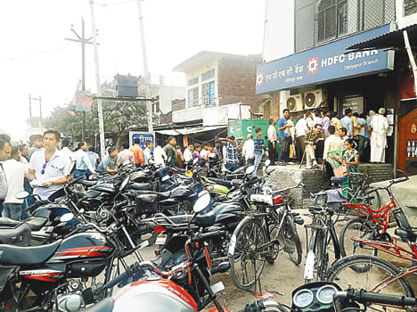 Cash in banks reached, senior citizens upset