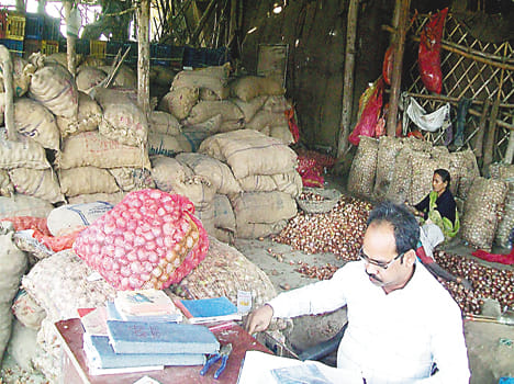 problem delivering potatoes and onions on bases
