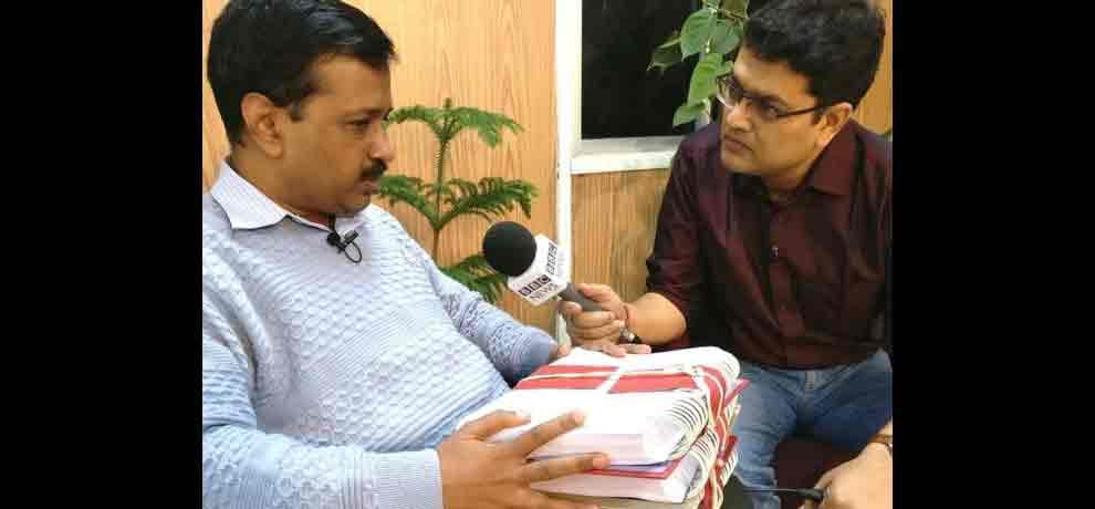 kejriwal shows his anger on bbc journalist   