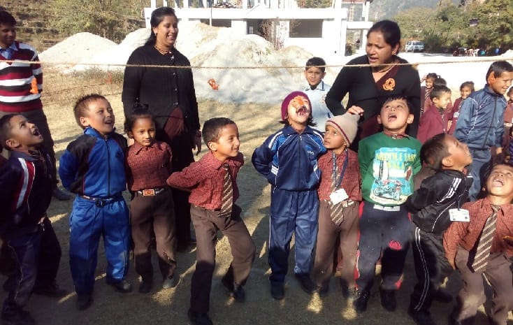 Kids won jalebi race 