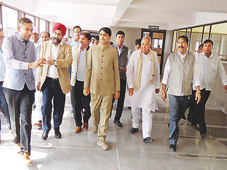 Gujarat Minister of State for the launch of Amul Plant