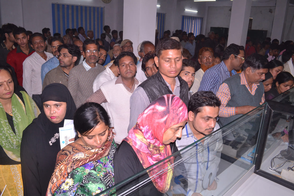 Somewhere long queues have got somewhere silence spreads 