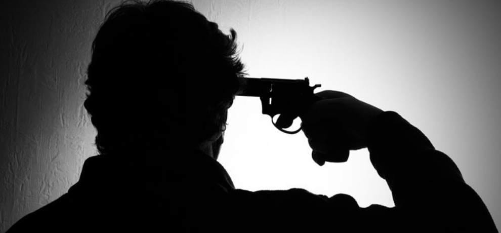 Suicide case, 18 year old boy shot himself with his father's pistol
